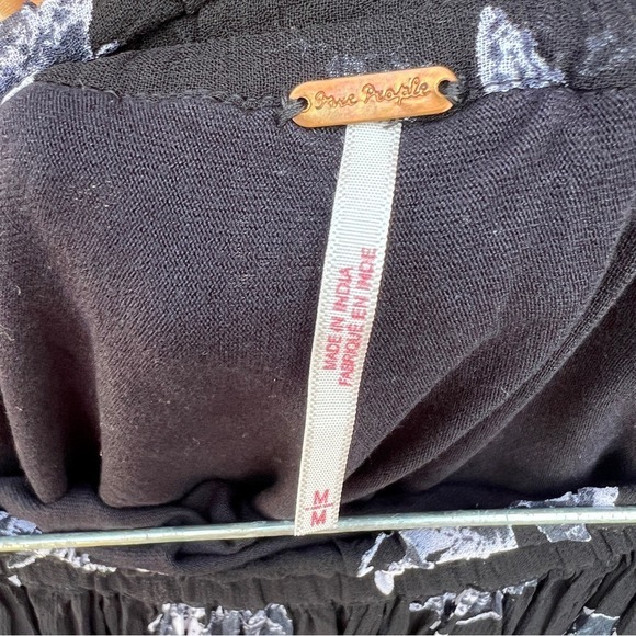 Free People Feminine‎ Floral Skirt Size Medium Fairycore Modest Feminine - Picture 4 of 14